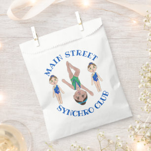 Sachets En Papier Filles de nageur synchronisées Synchro Sports de n