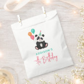 Sachets En Papier Filles mignonne Jungle Panda Anniversaire de enfan (Coupé)