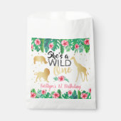 Sachets En Papier Filles Wild One Premier anniversaire (Devant)