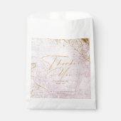 Sachets En Papier Fine Lines Gold Abstrait Mariage Mauve ID867 (Devant)