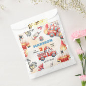 Sachets En Papier Fire Truck Firefighter 2e fête d'anniversaire (Scellé)
