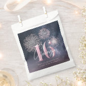Sachets En Papier Fireworks Sweet 16 Midnight Blush ID984 (Coupé)