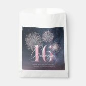 Sachets En Papier Fireworks Sweet 16 Midnight Blush ID984 (Devant)