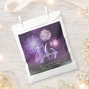 Sachets En Papier Fireworks Sweet 16 Purple ID984