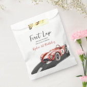 Sachets En Papier First Lap Race Car 1st Birthday  (Scellé)