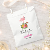 Sachets En Papier Flamant rose rose & Hibiscus Tropical Fancy (Coupé)