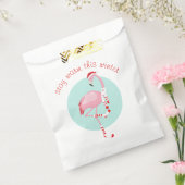 Sachets En Papier Flamant rose rose pâle de Noël (Scellé)
