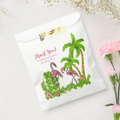 Sachets En Papier Flamants roses tropicaux et fleurs privilégient le (Scellé)