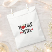 Sachets En Papier Flèche De La Tribu De L'Enseignant Et Sac De Faveu (Coupé)