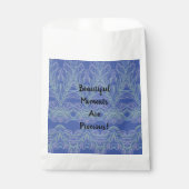 Sachets En Papier Flèches douces Bleu Beaux moments (Devant)