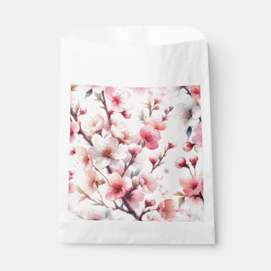 Sachets En Papier Fleur de cerise (Devant)