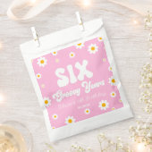 Sachets En Papier Fleur de marguerite Six années Super 6e fête d'ann (Coupé)