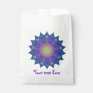 Sachets En Papier Fleur De Vie - Mandala Indien 3