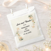 Sachets En Papier Fleur Lotus de Mariage Vintage (Coupé)