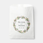 Sachets En Papier Fleur romantique  (Devant)