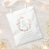 Sachets En Papier Fleur rose mignonne Fille Fille Anniversaire Faits (Coupé)