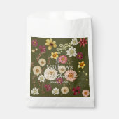 Sachets En Papier Fleur sauvage aquarelle boho rustique fleur sauvag (Devant)