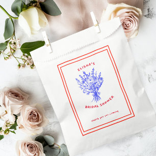 Sachets En Papier Fleur sauvage Bouquet Rustique Whimsical Fête des 