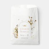 Sachets En Papier Fleur sauvage d'automne Boho | Mariage botanique (Devant)