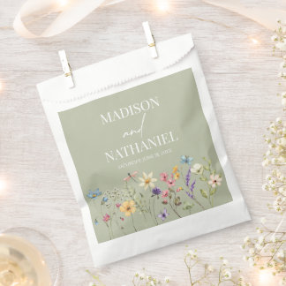 Sachets En Papier Fleur sauvage Fleur Fleur Flore Jardin Mariage