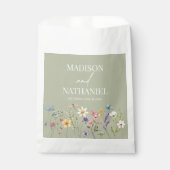 Sachets En Papier Fleur sauvage Fleur Fleur Flore Jardin Mariage (Devant)