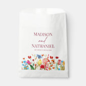 Sachets En Papier Fleur sauvage Fleur Fleur Flore Jardin Mariage (Devant)