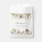 Sachets En Papier Fleur sauvage Meadow Mariage Cadeau Favoriser sac (Devant)