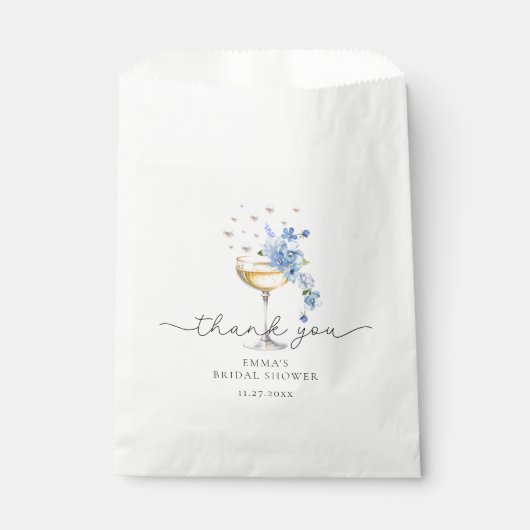 Sachets En Papier Fleur sauvage Pearls Poursuivre Fête des mariées M (Devant)