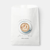 Sachets En Papier Fleur tropicale orange (Devant)