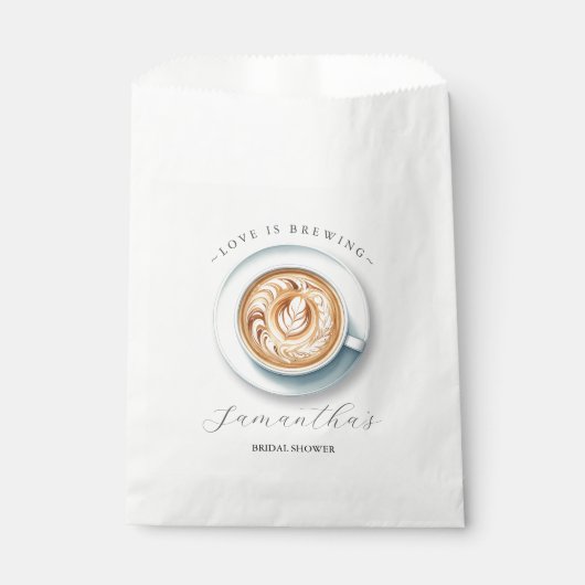 Sachets En Papier Fleur tropicale orange (Devant)