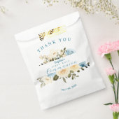 Sachets En Papier Fleurs bleues ivoires de la première communion (Scellé)