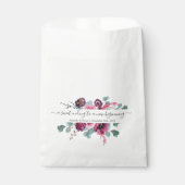 Sachets En Papier Fleurs bourguignonnes Ballotin (Devant)