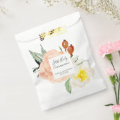 Sachets En Papier Fleurs d'aquarelle rose Filles Communion (Scellé)