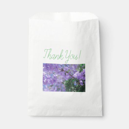 Sachets En Papier Fleurs d'arbre pourpres Jacaranda (Devant)