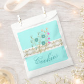 Sachets En Papier Fleurs de bleus et roses (Coupé)