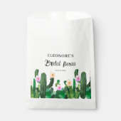 Sachets En Papier Fleurs de cactus Fiesta de mariage (Devant)