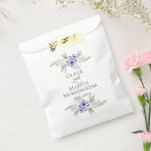 Sachets En Papier Fleurs de mariage Violet Anemones (Scellé)