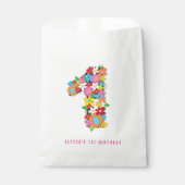 Sachets En Papier Fleurs de printemps Un 1er anniversaire Fête Favor (Devant)
