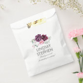 Sachets En Papier Fleurs de prune et de Bourgogne élégantes (Scellé)