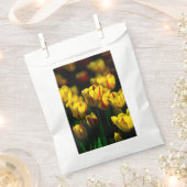 Sachets En Papier Fleurs de tulipe jaune (Coupé)