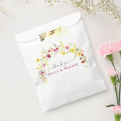 Sachets En Papier Fleurs d'orchidées violettes roses Mariage de cour (Scellé)