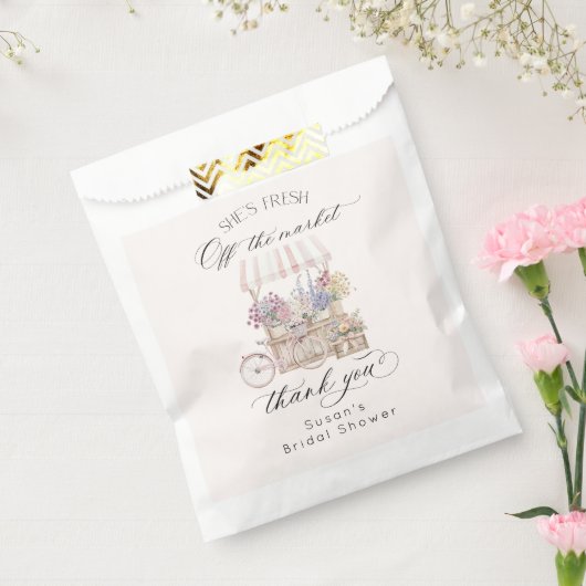 Sachets En Papier Fleurs du Marché Frais Chariot de Fleurs Enterreme (Scellé)