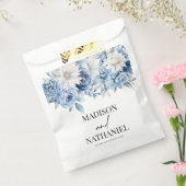 Sachets En Papier Fleurs florales bleu Dusty Mariage botanique (Scellé)