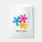 Sachets En Papier Fleurs hippies brillantes et audacieuses Mariage d (Devant)