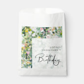 Sachets En Papier Fleurs Meadow élégant anniversaire (Devant)