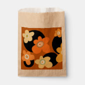 Sachets En Papier fleurs orange (Devant)