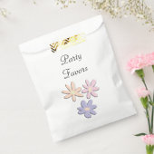 Sachets En Papier Fleurs Pastel Faveurs (Scellé)