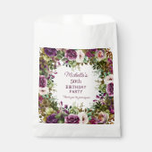 Sachets En Papier Fleurs rose violet (Devant)
