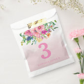 Sachets En Papier Fleurs Roses Blush Filles Enfants Fête d'anniversa (Scellé)