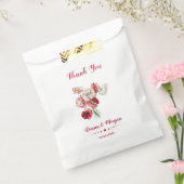 Sachets En Papier Fleurs Roses Et Rouges (Scellé)